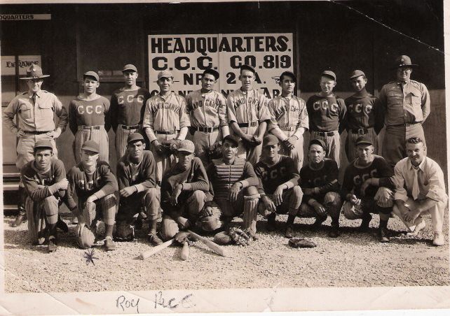 Roy Pace CCC Baseball1930s