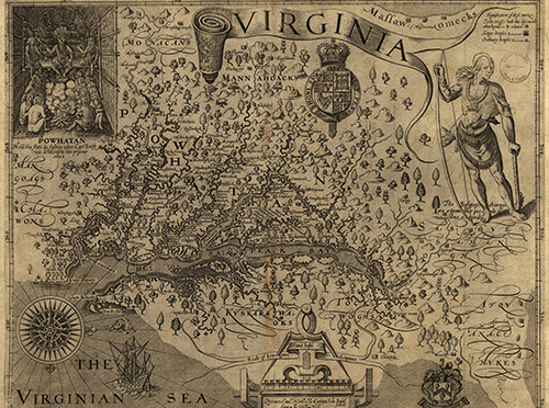 Colonial Jamestown Map