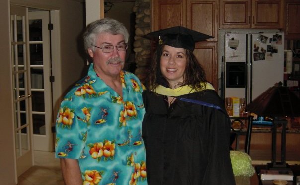 Colleen Robledo & Dad Graduation