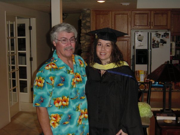 Colleen Robledo & Dad Graduation