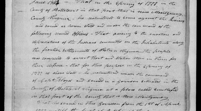 #52Ancestors: The Revolutionary War Pension Affidavit of 5th Great-Grandfather Ferdinand Harless