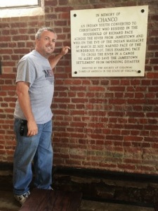 Jeff With Richard Pace Plaque