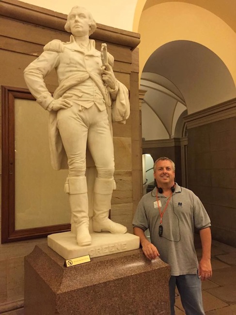 Jeff and Nathanael Greene at US Capitol