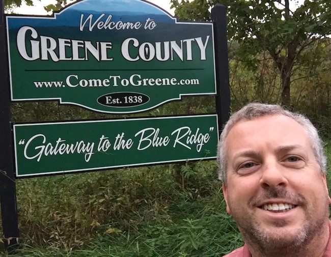 Jeff Greene at Greene County Virginia