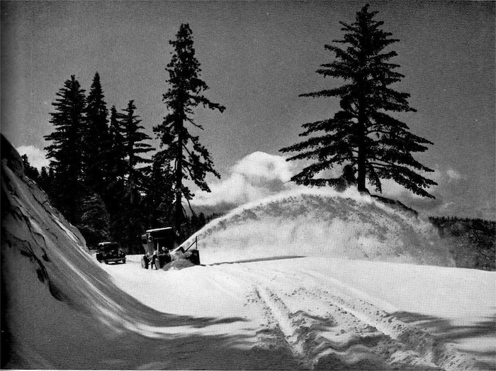 Snow Plow, Yosemite, 1930s or 1940s