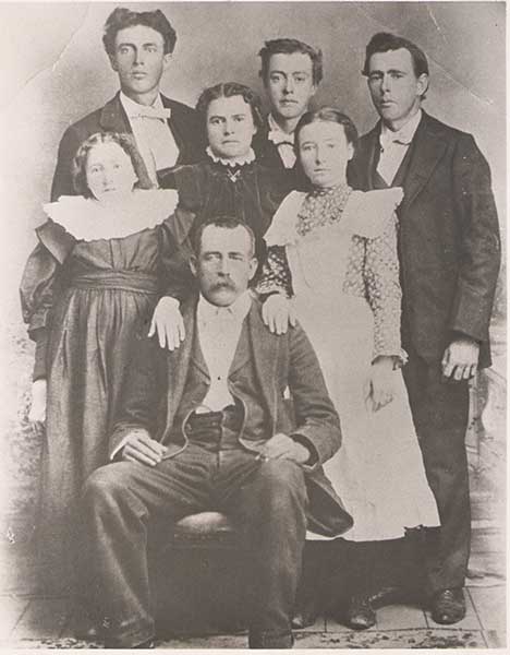 Andrew Jackson Pace Family Portrait 1898
